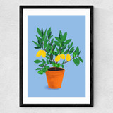 When Life Gives You Lemons Medium Black Frame