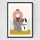 Girl With A Dog