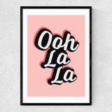 Ooh La La by The Native State Narrow Black Frame