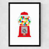 Gumball by Dicky Bird Medium Black Frame