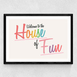 House of Fun Medium Black Frame