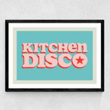 Kitchen Disco Medium Black Frame