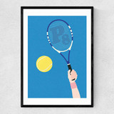 Perfect Serve Narrow Black Frame