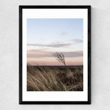 At The Coast IV Medium Black Frame