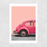 Pink Bug Unframed Print