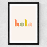 Hola Medium Black Frame