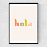 Hola Narrow Black Frame