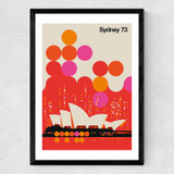 Sydney 73 Medium Black Frame