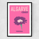 Algarve Coast Portugal Narrow Black Frame