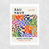 Checkered Bauhaus Unframed Print