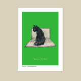 Helpful Cat Unframed Print