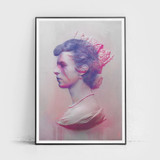 Queen B David Bowie Unframed Print
