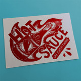 Hot Sauce Foil Unframed Print