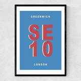Greenwich SE10 Narrow Black Frame
