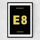 Hackney E8 Narrow Black Frame