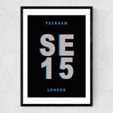 Peckham SE15 Narrow Black Frame