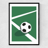 Football Narrow Black Frame