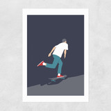 Skate away Unframed Print