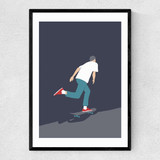Skate away Narrow Black Frame