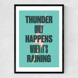 Thunder Narrow Black Frame