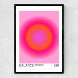 Balance by Tiger Spirit Prints Narrow Black Frame