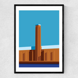 Tate Modern Narrow Black Frame