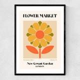 New Covent Garden Flower Market Narrow Black Frame