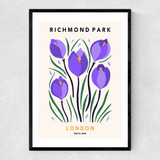Richmond Park II Narrow Black Frame
