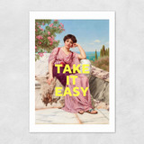 Take It Easy by Oh Fine! Art Unframed Print