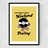 Feeling Narrow Black Frame