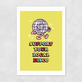 Local Disco Unframed Print