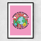 No Planet B Narrow Black Frame