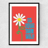 Own Way by The Violet Eclectic Narrow Black Frame