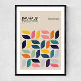 Bauhaus Petals Narrow Black Frame