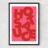 Hot Sauce Narrow Black Frame