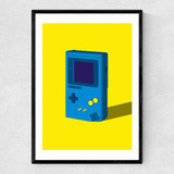 Gameboy Narrow Black Frame