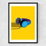 Headphones by Sean Butler Narrow Black Frame
