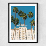 Hollywood Hotel Narrow Black Frame