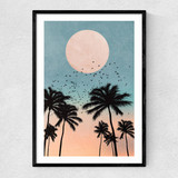 Sunrise by Kubistika Narrow Black Frame
