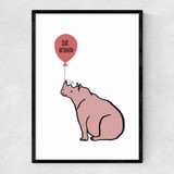 Be Kind Rhino Narrow Black Frame
