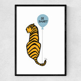 Be Smart Tiger Narrow Black Frame