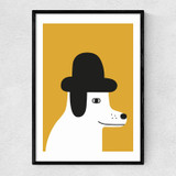 Dog Hardhat London Narrow Black Frame