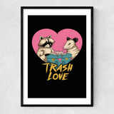 Trash Love Narrow Black Frame