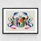 Crab Narrow Black Frame