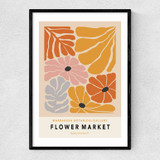 Flower Market Marrakesh Narrow Black Frame