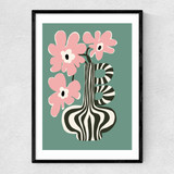 Floral Stripe