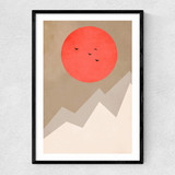 Mont Blanc Narrow Black Frame
