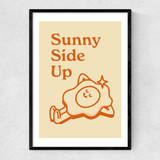 Sunny Side Up Narrow Black Frame