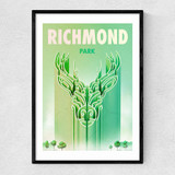 Richmond Park Narrow Black Frame