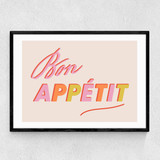 Bon Appetit by Studio Eleni Narrow Black Frame